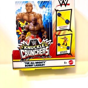 Mattel WWE Knuckle Crunchers Figure with Barbell